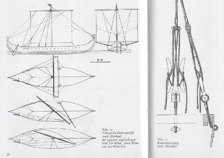 viking longship diagram